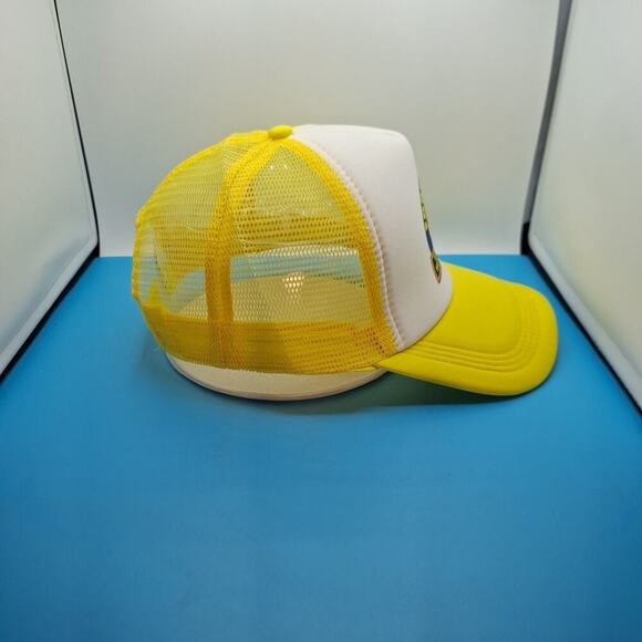 Fort Worth Trucker Snapback Hat Cap Yellow Foam "Where The West Begins" - Picture 5 of 7